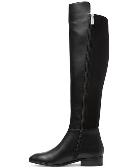 michael michael kors womens bromley knee-high boots|Michael Kors bromley flat boots.